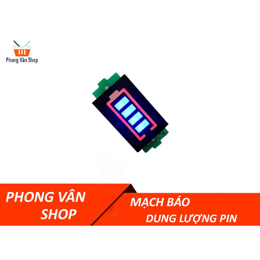 Mạch báo dung lượng pin 1s,2s,3s,4s