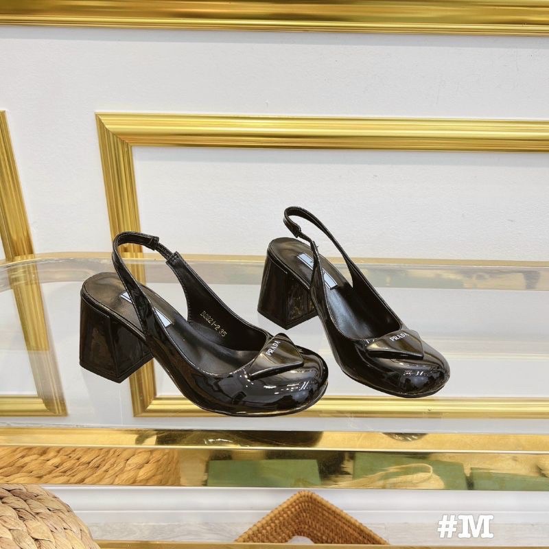 Giày sục bít mũi ( hở gót ) (sale) PraDadda cao 5 cm xinh xắn hót 2022.