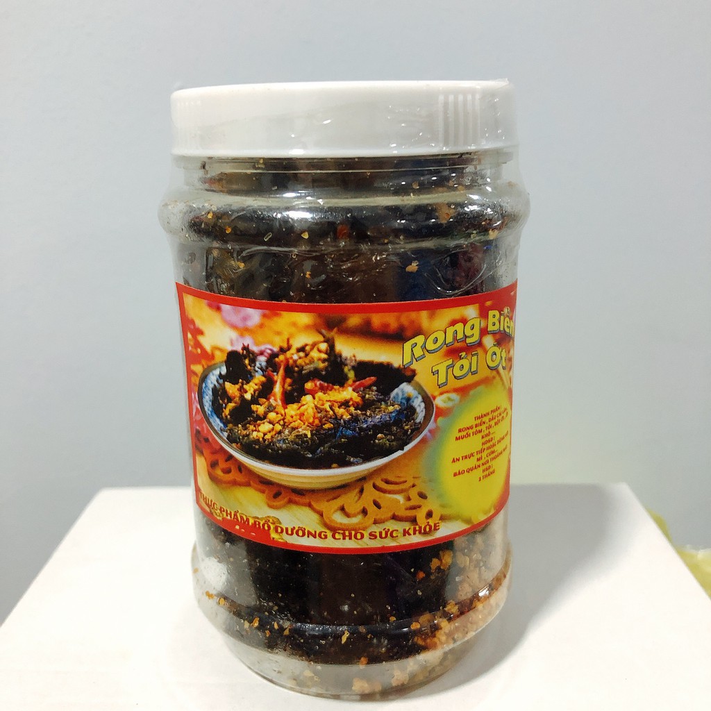 [ ĂN VẶT SIÊU NGON ] Combo 04 Hủ Rong Biển Cháy Tỏi Ớt ăn liền (Date: 06 tháng )- Đồ ăn vặt nhà làm.