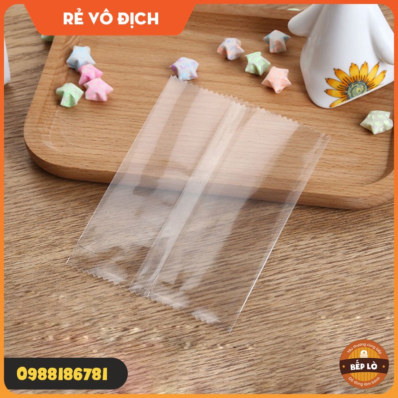 Túi Bánh Quy Trong Suốt SIÊU ĐẸP CHẤT LƯỢNG - Set 100 Túi