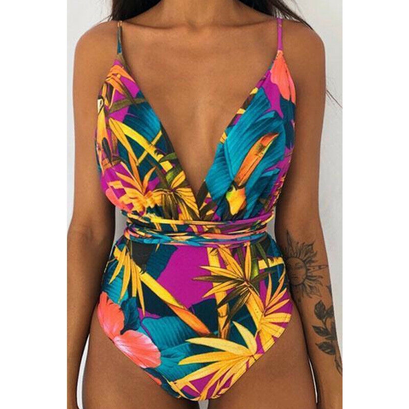 Đồ bơi một mảnh hoạ tiết hoa nữ tính | BigBuy360 - bigbuy360.vn
