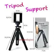 Gậy chụp ảnh, giá đỡ điện thoại, cây livestream, Tripod Support 3 chân ngắn để bàn TPS3009