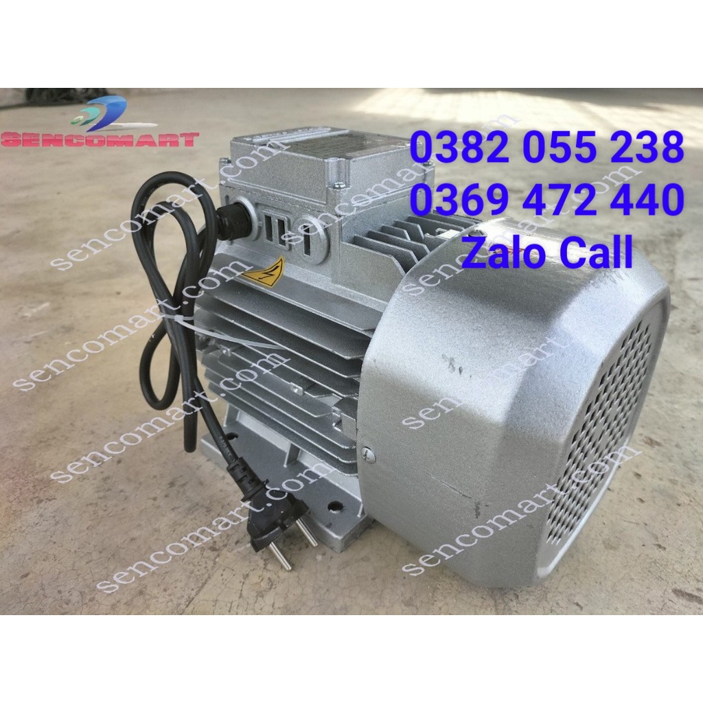 Mô tơ, động cơ, điện cơ Toàn Phát 1,5kw - 2 ngựa, tốc nhanh 2900v/p, điện 1 pha 220v, dây đồng 100%