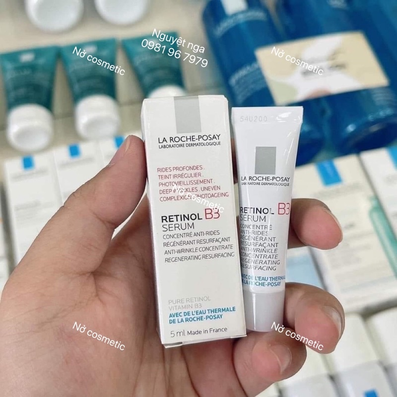 Tinh Chất Trẻ Hoá mờ nám Retinol B3 Chống Lão Hoá Da Mặt và Cổ La Roche-Posay Retinol Serum B3 - 5ML