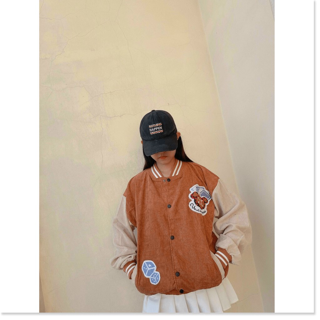 ÁO KHOÁC NHUNG BOMBER NỮ,THIẾT KẾ CHẤT LIỆU VÃI THOÁNG MÁT HỢP THỜI TRANG LANA FASHION