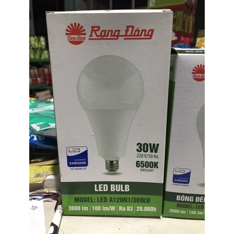 Bóng đèn LED Rạng Đông 5W - 9W - 20W - 30W, ChipLED SAMSUNG Bảo Hành 2 Năm