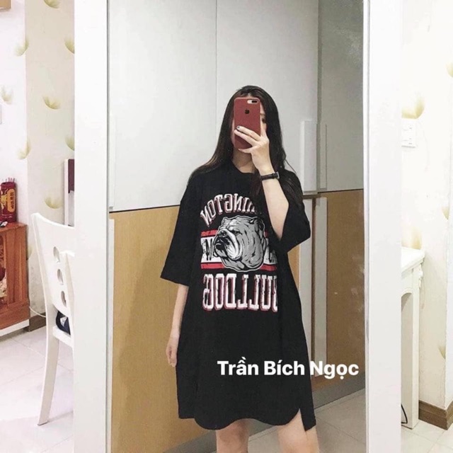 ĐẦM THUN SUÔNG BULLDOG OVERSIZE DRESS - ĐẦM FROM RỘNG | BigBuy360 - bigbuy360.vn