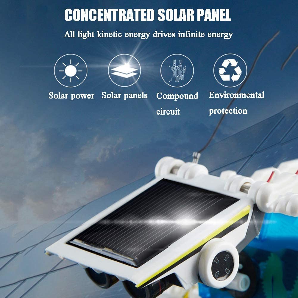 Bộ lắp ráp Robot năng lượng mặt trời 14 in 1 (Solar Robot Education Kit)