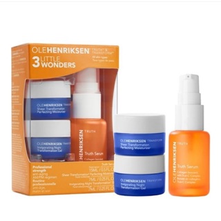 [CÓ SẴN-ĐỦ BILL]🍊Set dưỡng da Ole Henriksen 3 mini wonder🍊truth serum 15ml OleHenriksen