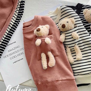 SÉT BỘ BÉ KÈM GẤU