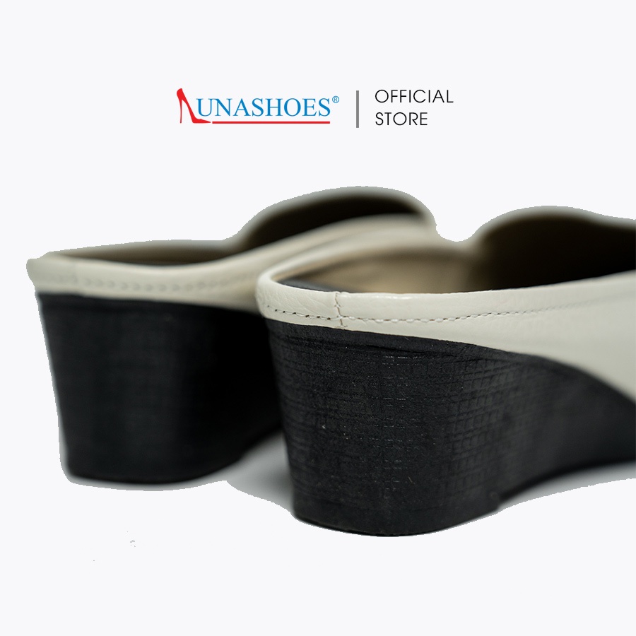Giày sục nữ da bò 100% đế tpr chống trơn siêu bền LUNASHOES 6207 full box hàng cao cấp có sẵn