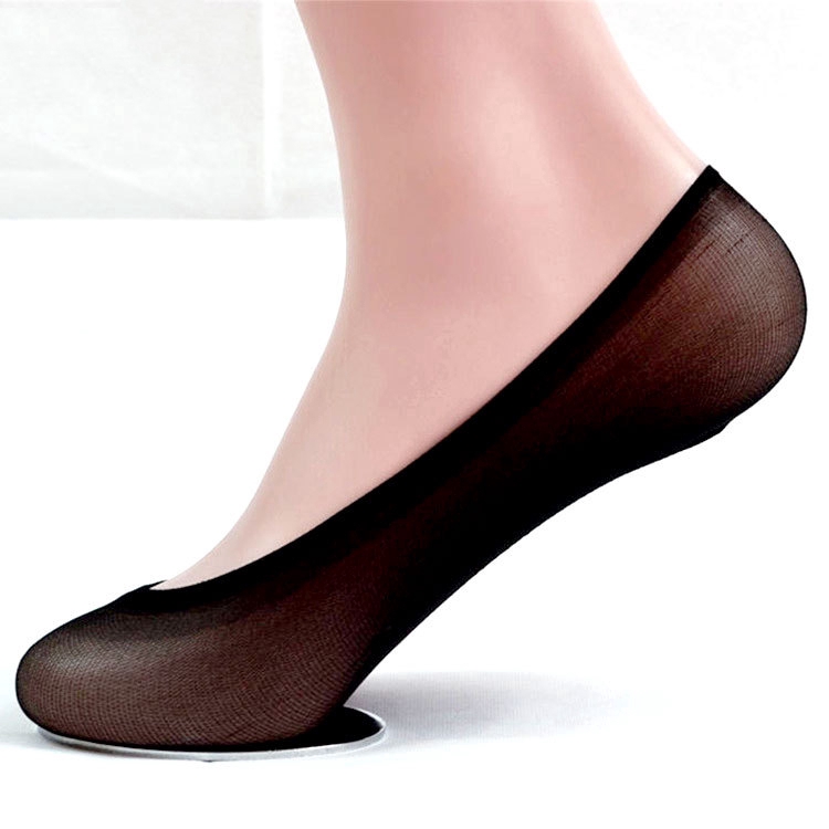 Vớ CUTEBYTE chất liệu polyester màu đen / be cho nữ