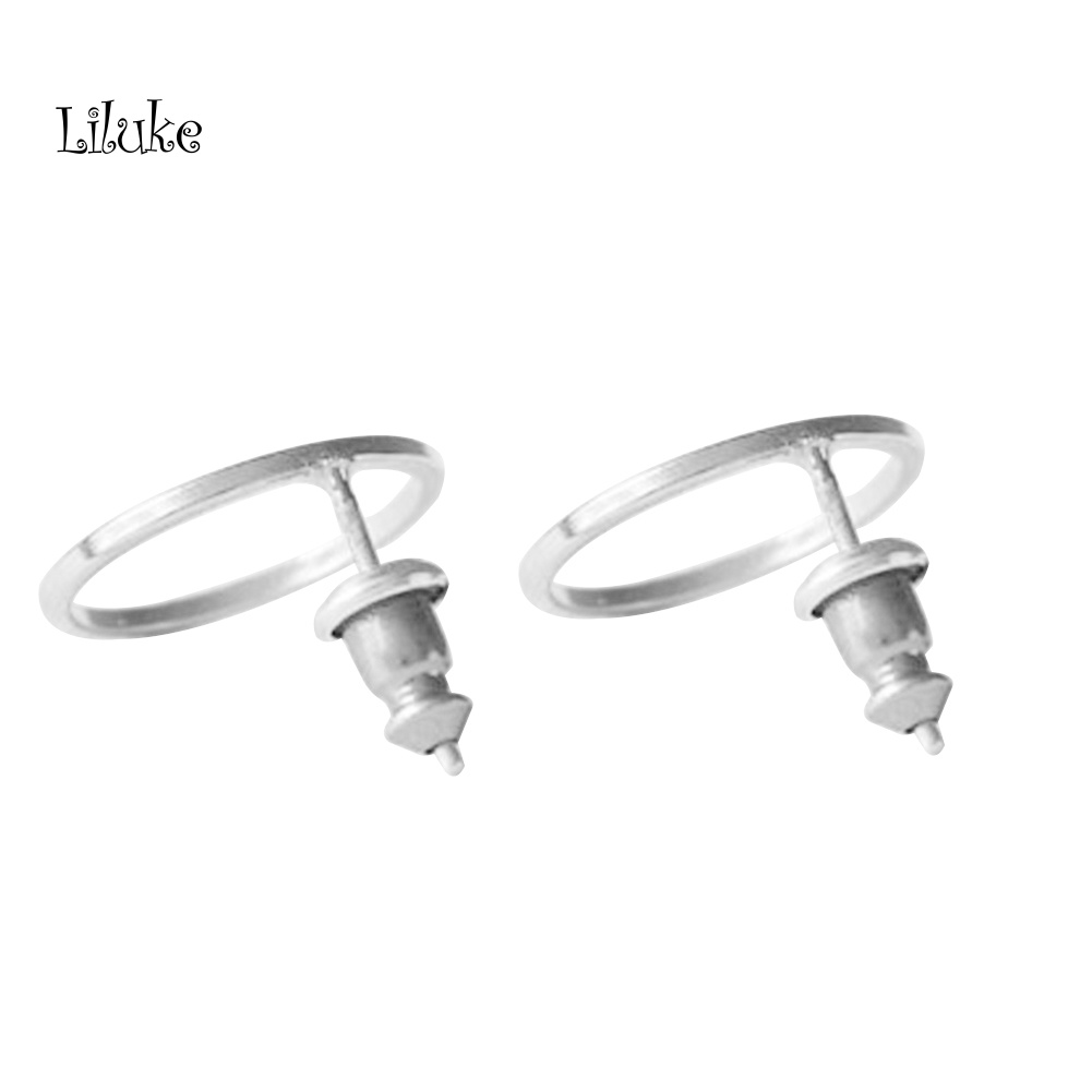 Đôi Khuyên Tai HìNh VòNg TròN Đơn GiảN ThờI Trang Cho Nữ