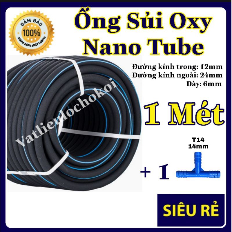 Ống sủi khí oxy nano tube siêu mịn giá rẻ sục oxy và đảo kanet