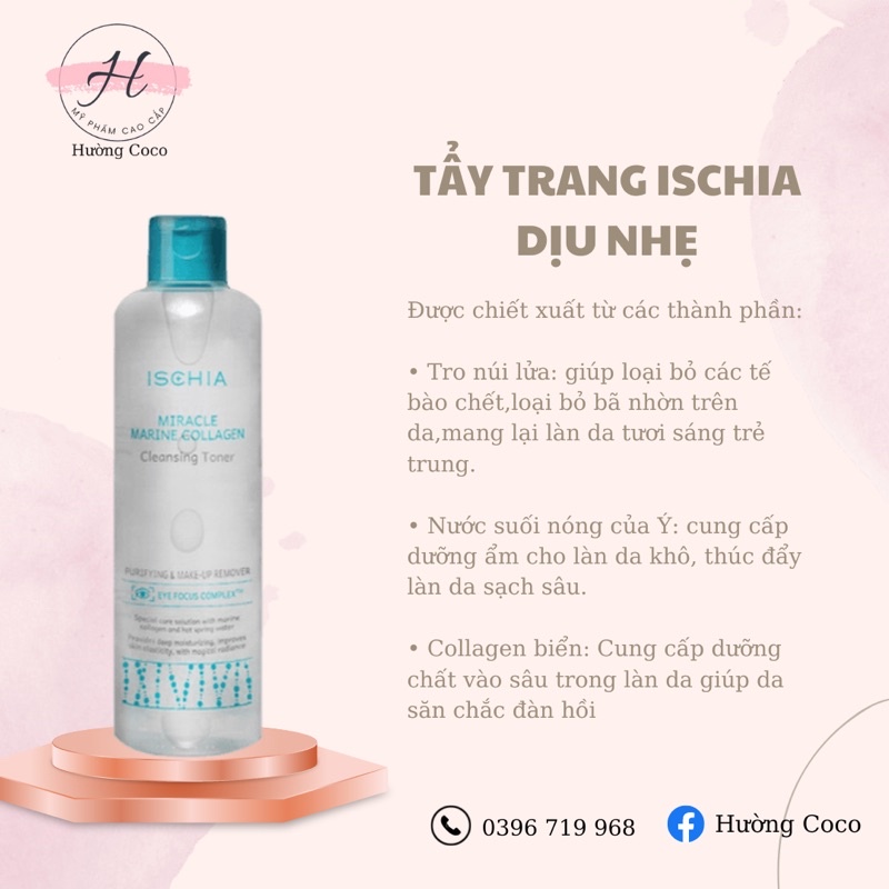 Nước tẩy trang Ischia Hàn Quốc