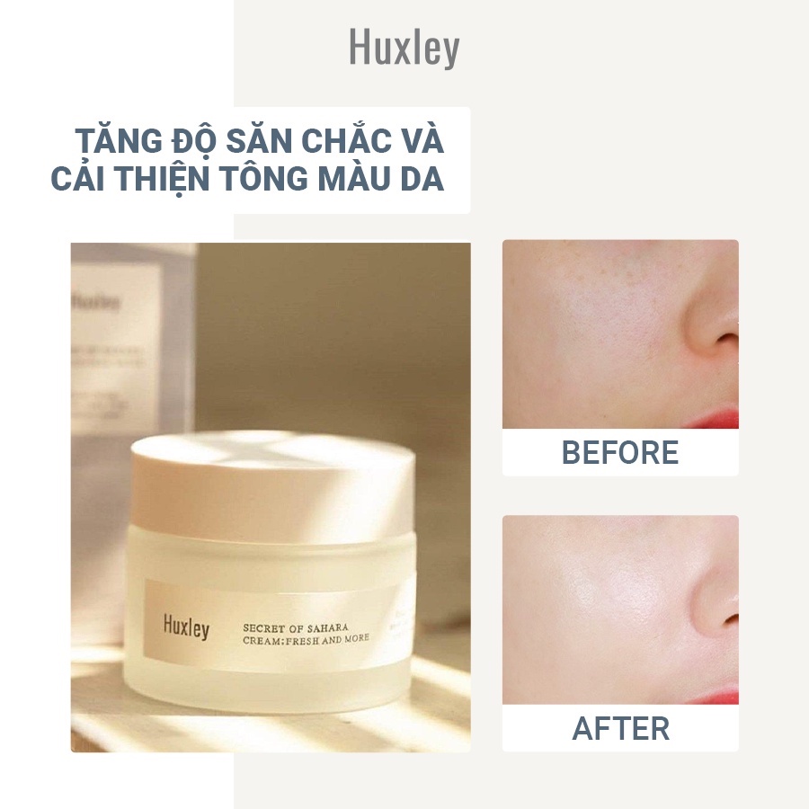 Kem Dưỡng Ẩm Huxley Secret Of Sahara Cream Fresh And More 50ml