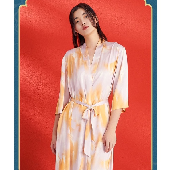 Áo choàng tắm Kimono ngủ đồ ngủ kiểu Nhật bản Chất Latin Mềm Mịn ❊ Hoàn xu Freeship❊ Ivy sweet home IVY210