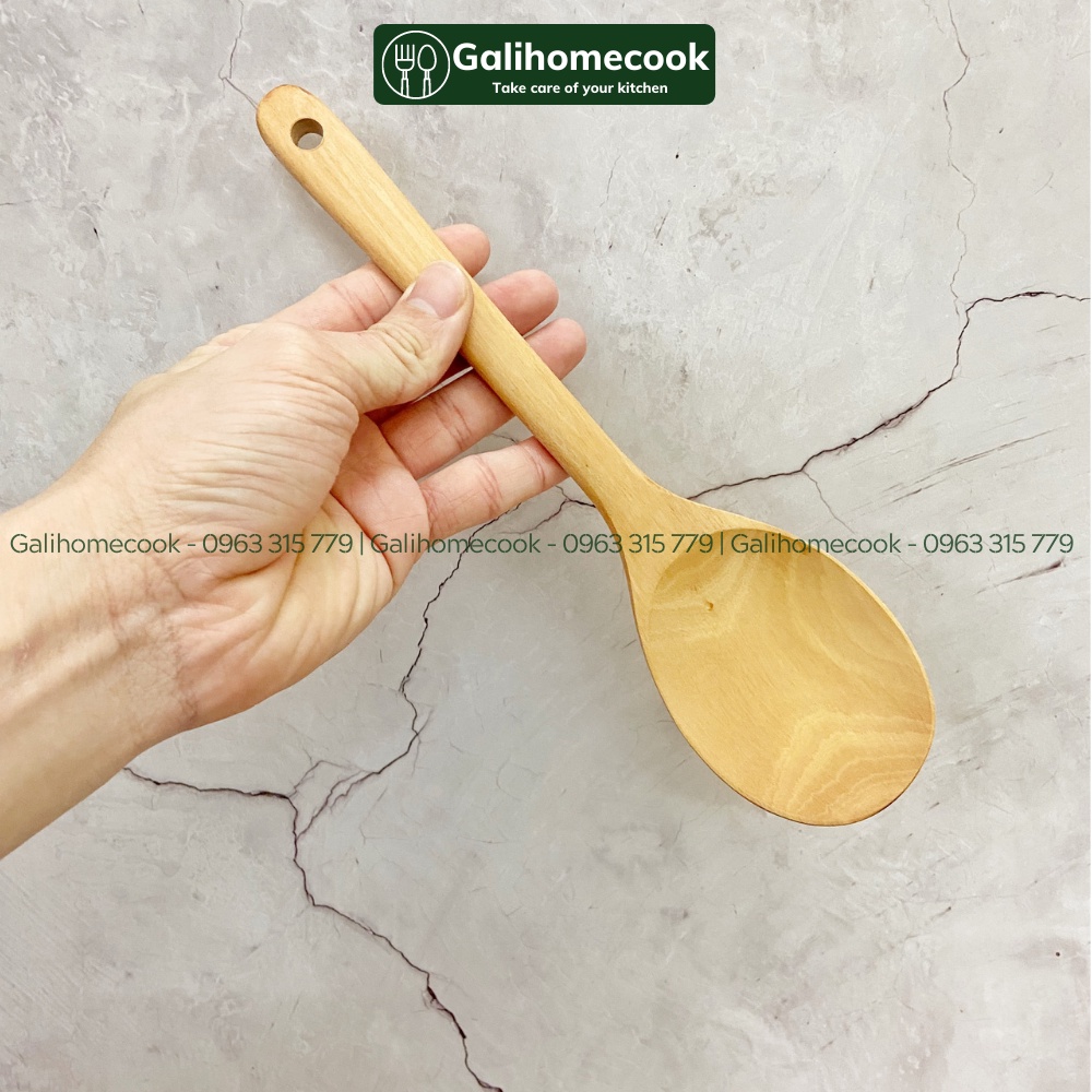 Thìa gỗ / Muôi gỗ xới cơm xuất khẩu | Galihomecook TXC