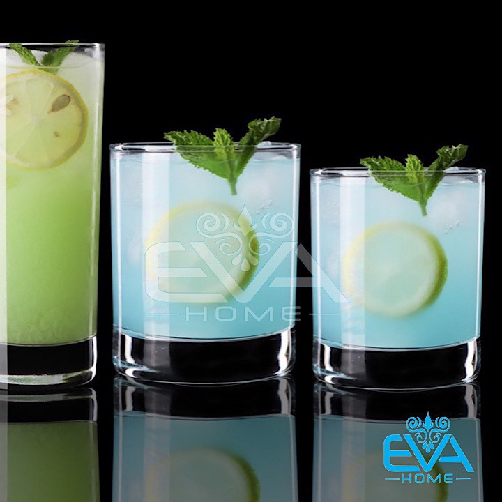 Bộ 12 Ly Thuỷ Tinh Dáng Thẳng Suông Trơn 210 Ml Deli ES1001 M2960