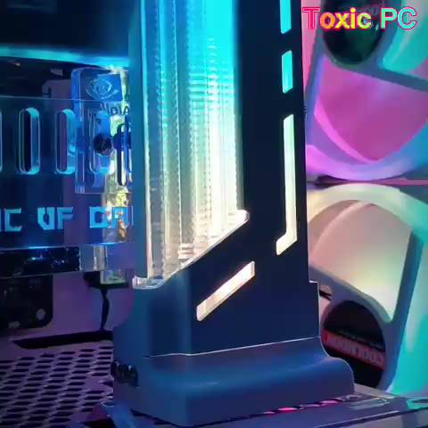 Giá đỡ VGA CoolMoon GH2 dạng đứng, GT8 dạng ngang Led 5V ARGB - đồng bộ Mainboard hoặc Hub CoolMoon. | BigBuy360 - bigbuy360.vn