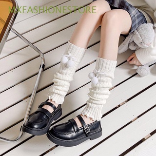 Đôi tất giữ ấm chân vải dệt kim giữ ấm phong cách lolita Nhật Bản cho bạn gái