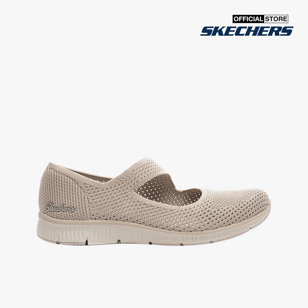 SKECHERS - Giày slip on nữ Be Cool Chic Peek 100349-TPE