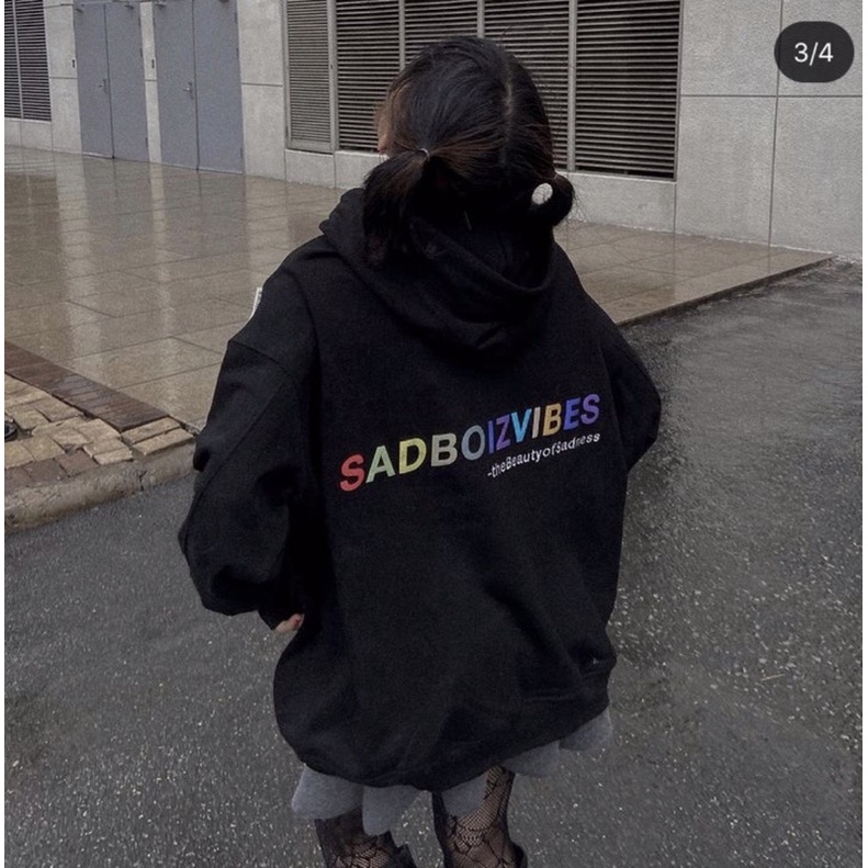 ÁO SADBOIZVIBES HOODIE ZIPPER