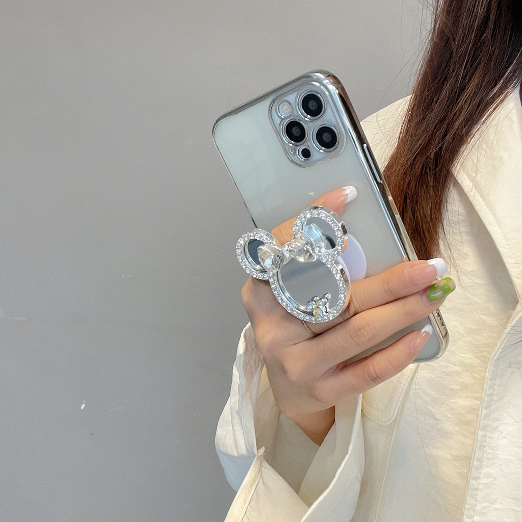 Ốp Điện Thoại Mạ Điện Hình Chuột Mickey Cho Iphone12 11 pro max xs max xr x 7 8 plus
