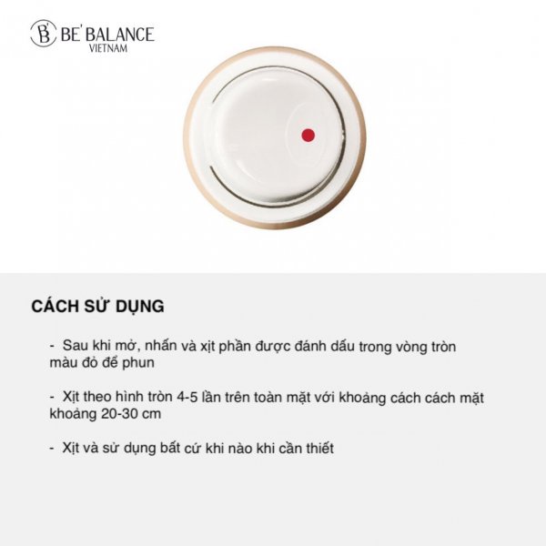 [Giá Hủy Diệt] BEBALANCE Xịt Khoáng Tráng Gương NANO VIVID MIST