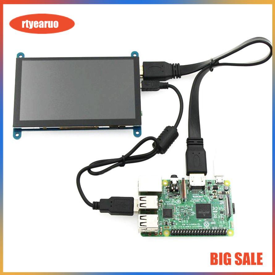 Màn Hình Lcd 5 Inch 800x480 Cho Raspberry Pi 4 Model B 3b + / 3b / 2b / B +