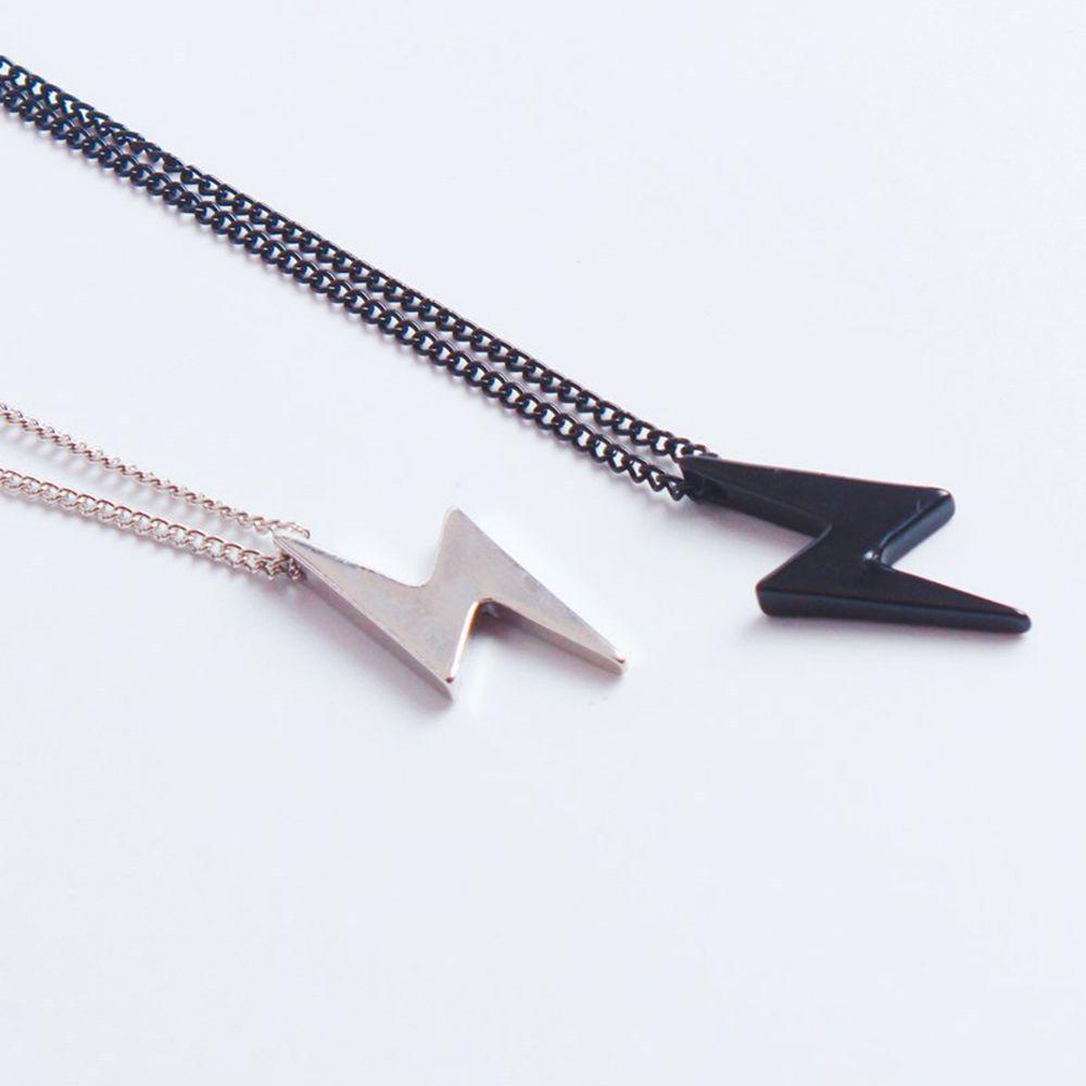 USNOW Vòng cổ Thép Titan Dáng Dài Đính Đá Phong Cách Hip Hop Cá Tính Cho Nam