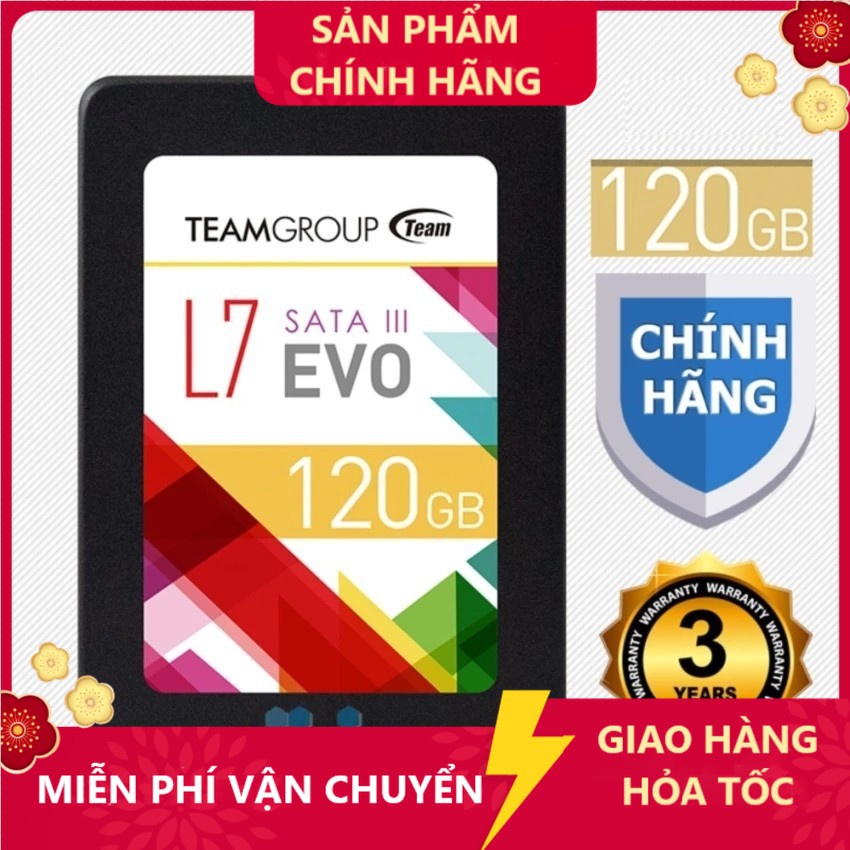 Ổ cứng SSD 120GB TEAM L7 EVO Sata III - Hãng phân phối chính thức ACSTORE