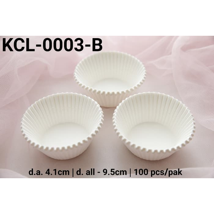 Hộp Giấy Trắng Đựng Bánh Cupcake Kcl-0003-B