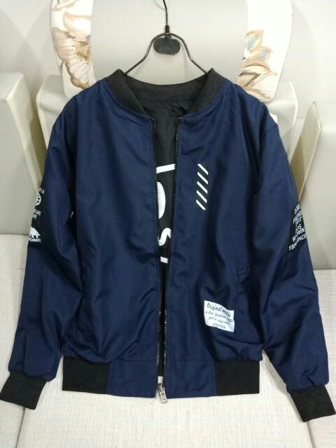 Áo khoác nam kiểu bomber chất dù LOẠI 1 | BigBuy360 - bigbuy360.vn
