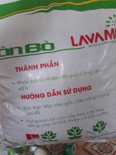 Phân bò đã qua xử lý không sợ nấm mốc gói 3dm3