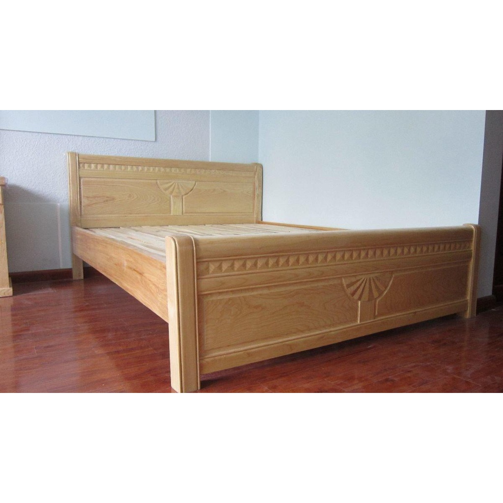 Giường Gỗ Sồi Nga 1m6 , 1m2, 1m4 , 1m8  giường bằng gỗ,  giường ngủ cao cấp giường nằm