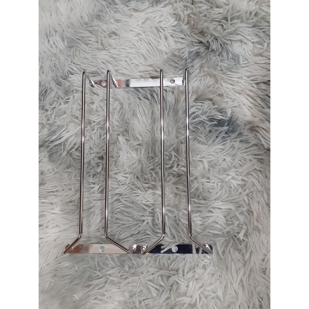 Giá treo ly rượu vang inox, kệ treo ly inox