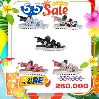 Giày vento | giày sandal quai ngang nam nữ hoạt tiết