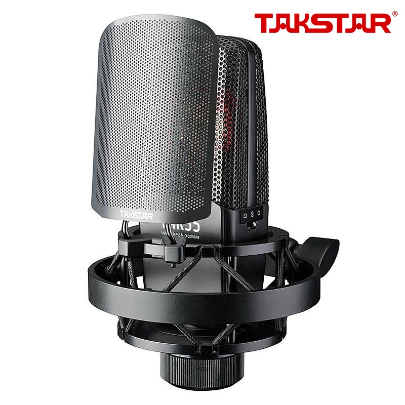 Mic Thu Âm Hát Livestream Cao Cấp Takstar TAK55 Độ Nhạy Cao, Lọc Ồn, Cải Thiện Giọng Hát, Chính Hãng Bảo Hành 1 Năm