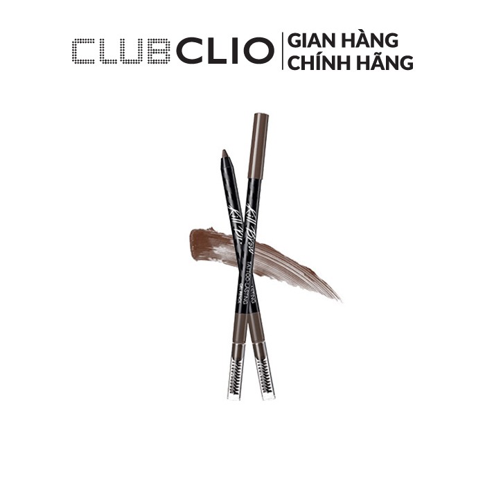 [Mã FMCGM50 - 8% đơn 250K] Trang điểm chân mày Clio Kill Brow Tattoo - Lasting Gel Pencil 0.4g | BigBuy360 - bigbuy360.vn