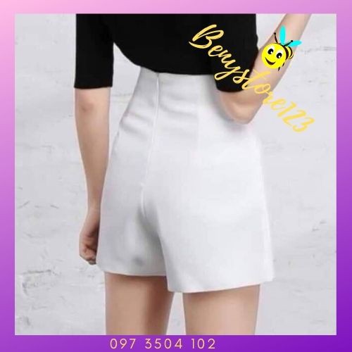 Quần Short Cạp Cao Tôn Dáng 💖FREESHIP💖 Sooc Dáng A Cao Cấp