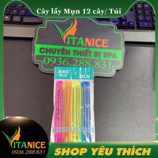 Cây lễ mụn 12 cây 1 Túi