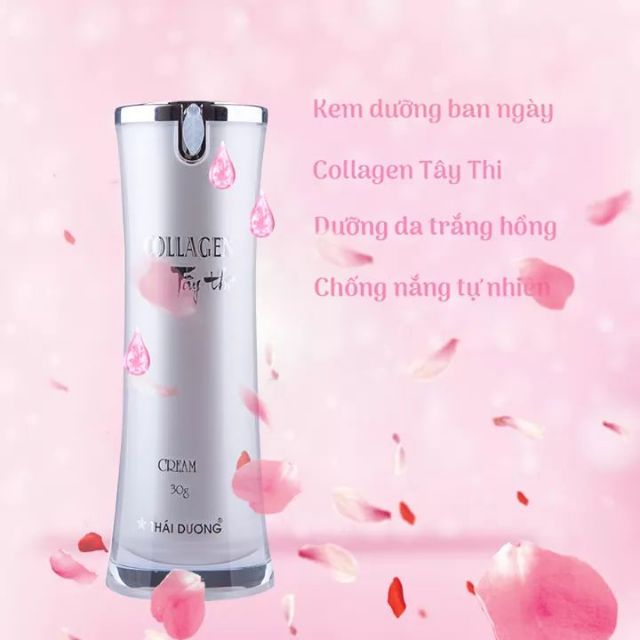 Kem dưỡng da collagen tây thi, dưỡng trắng, chống lão hóa_ Sao Thái Dương