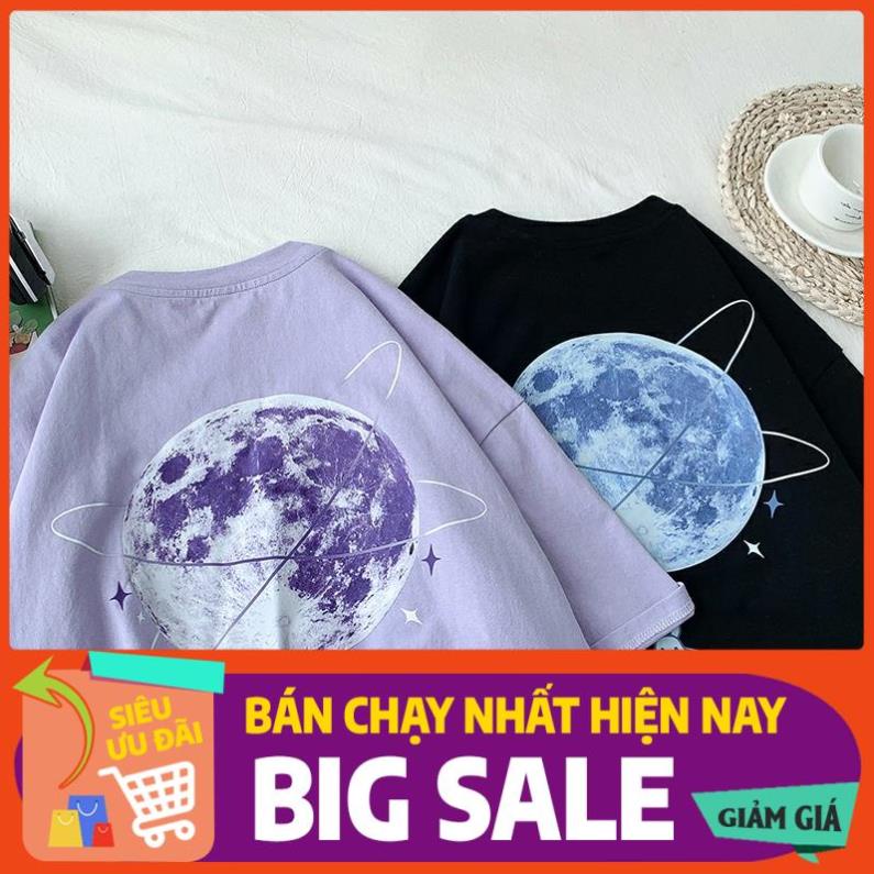 SALE🌺 Áo thun tay lỡ nam nữ, áo phông unisex form rộng chất cotton mát mịn thấm hút mồ hôi in hình địa cầu