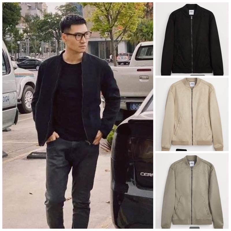 Bomber da lộn zara authenric vợt sale