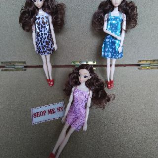 Set búp bê khớp và giường.