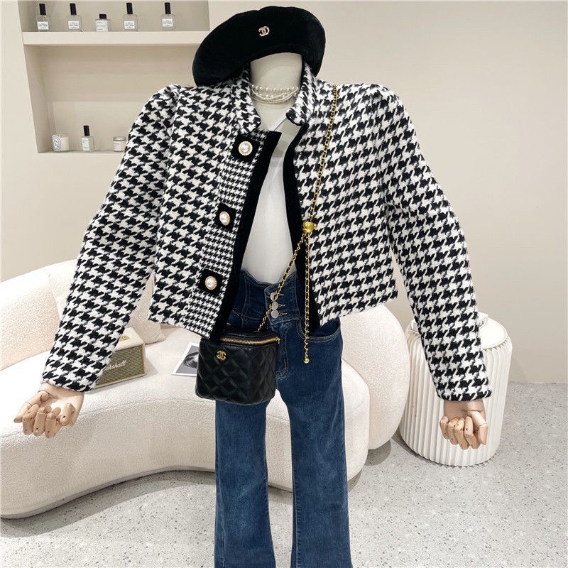 Áo dạ tweed thu đông 2022