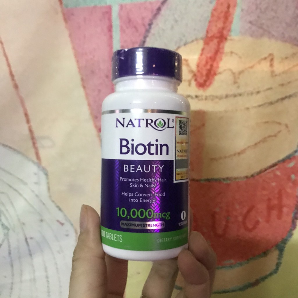 Biotin 10000mcg của Mỹ lọ 100 viên