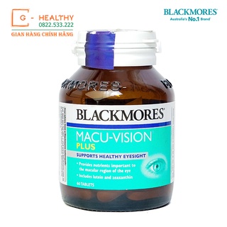 Viên uống bổ mắt blackmores macu vision plus - g healthy