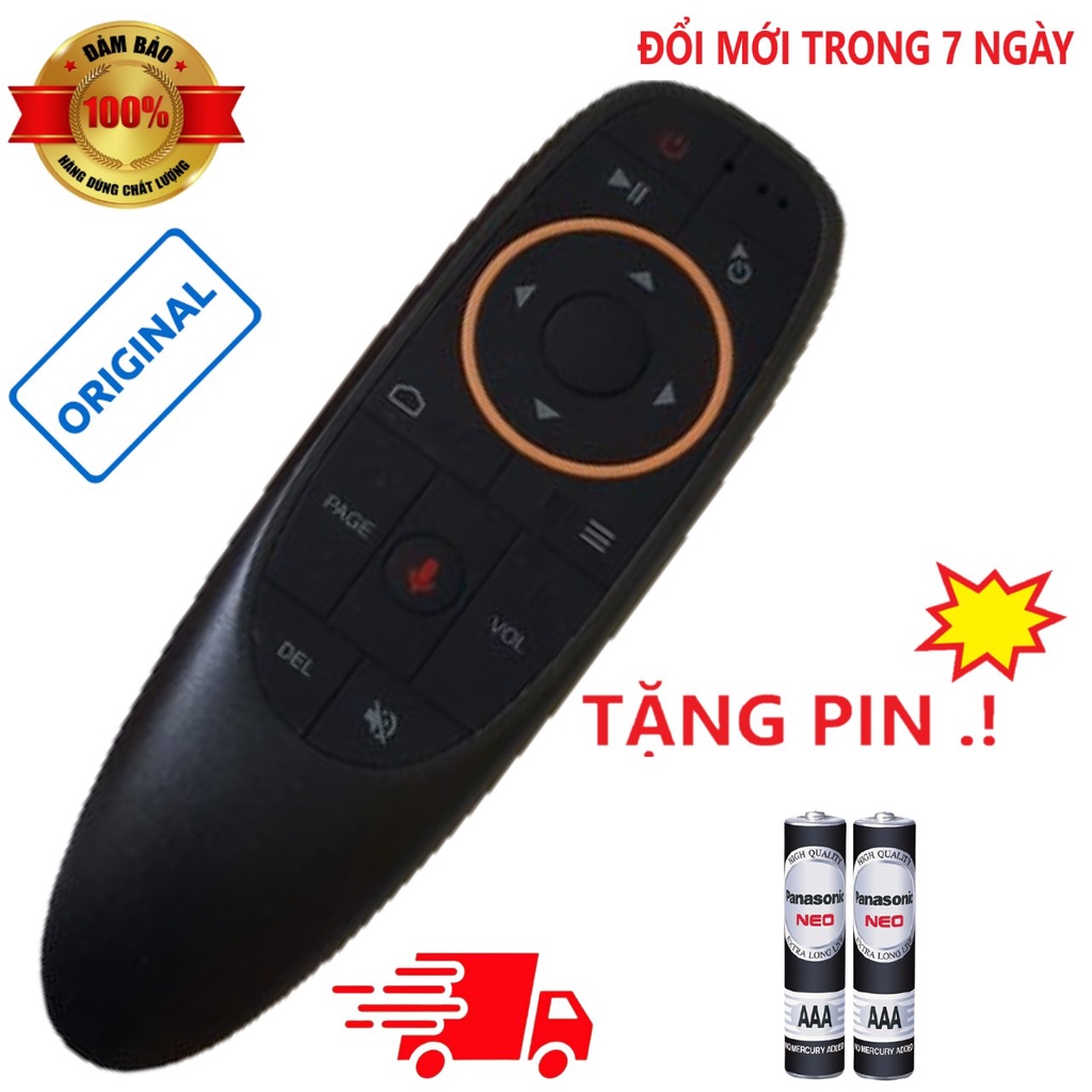 Chuột bay G10S điều khiển giọng nói cho SmartTV, TV Box, PC- Hàng chính hãng Full Box 100% Tặng kèm Pin